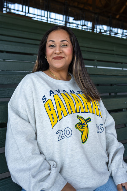 WOMEN'S Bananas Oversized Corvalis Fleece - Oatmeal