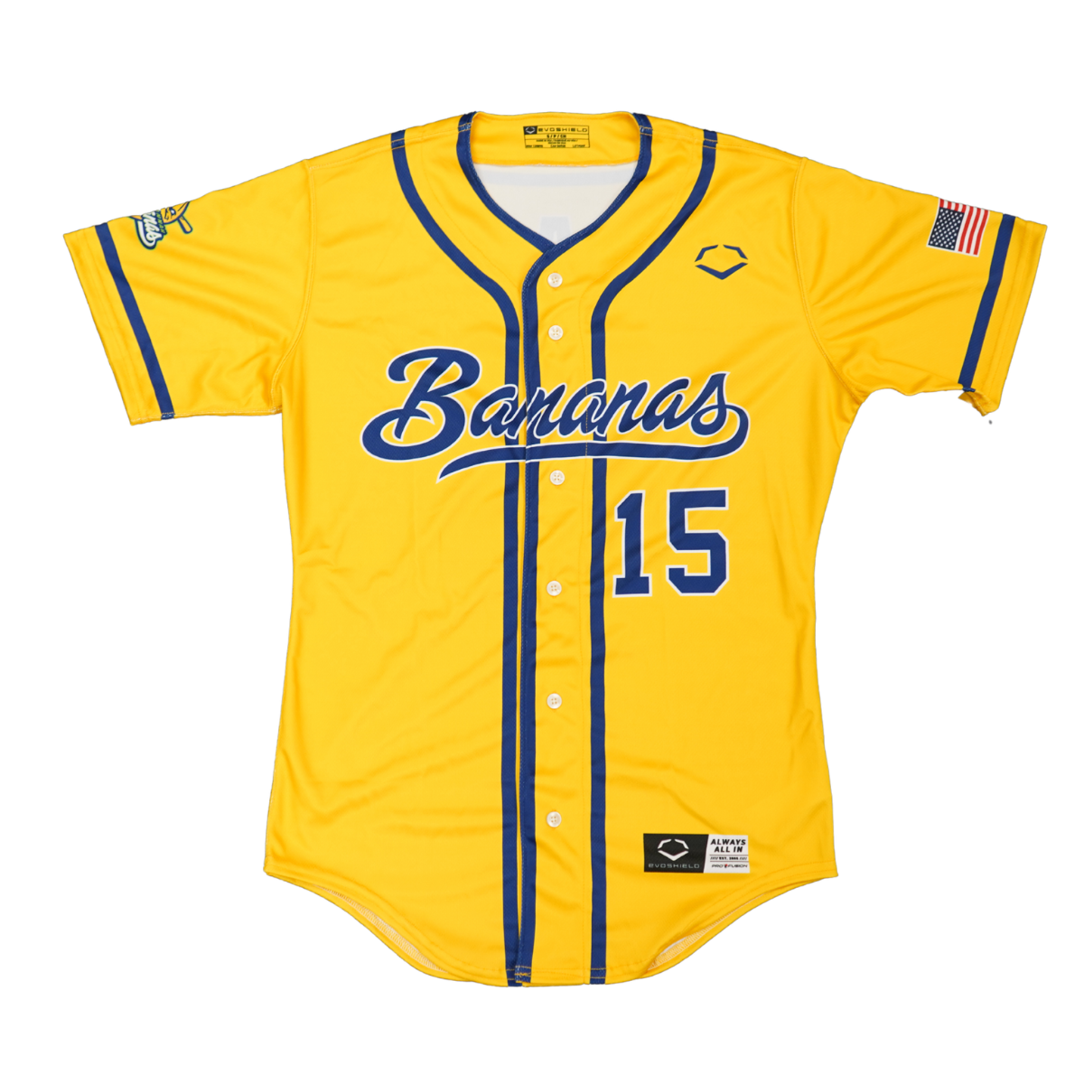 RAC RobertAnthony Cruz Savannah Bananas Autographed Official EvoShield Jersey