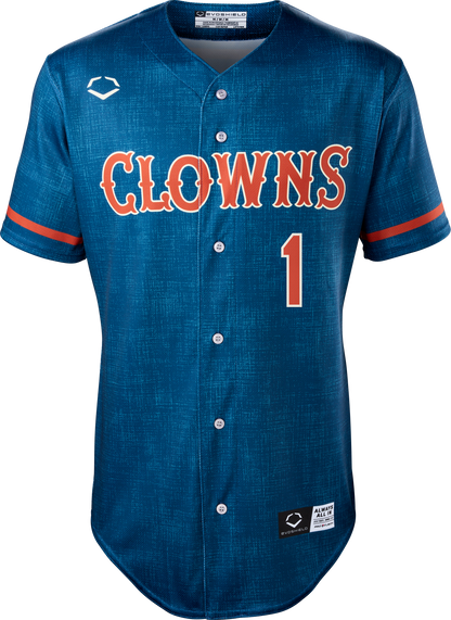 Clowns Kirkland Banks #1 Evoshield Jersey - Navy