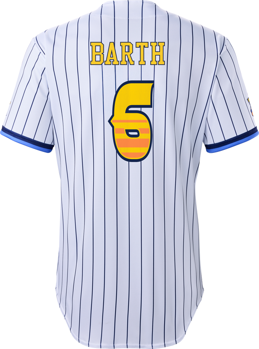 Tailgaters Jordan Barth #6 Evoshield Jersey - Pinstripe