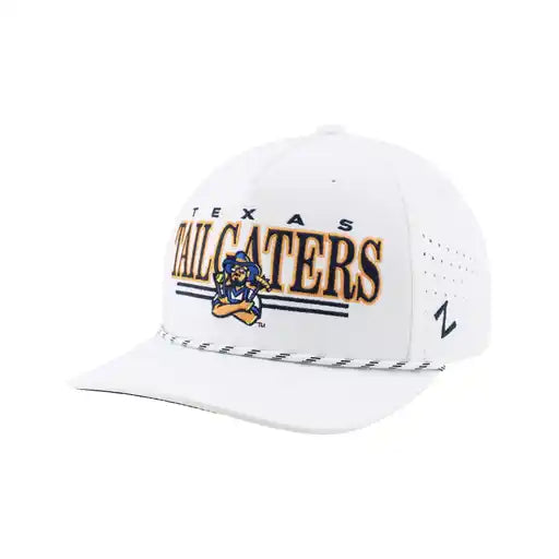 Tailgaters Zephyr Birdie Adjustable Rope Hat - White