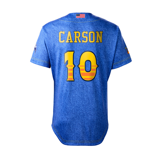 Tailgaters Brett Carson #10 Player Jersey - Denim