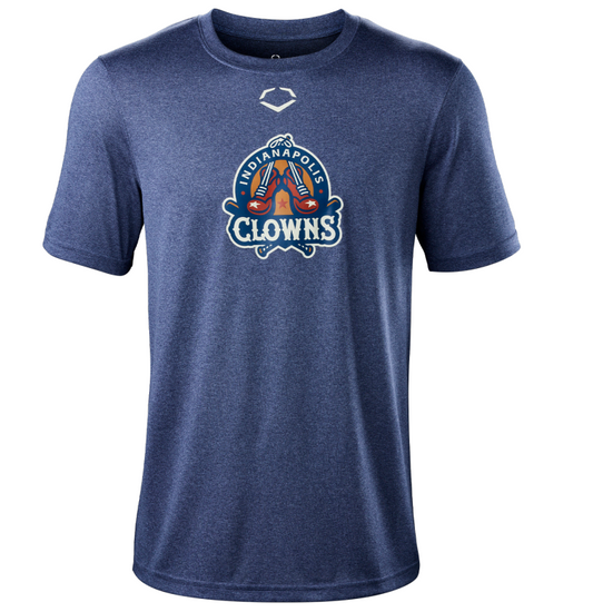 Clowns EvoShield Primary Logo Tech Tee - Navy Heather