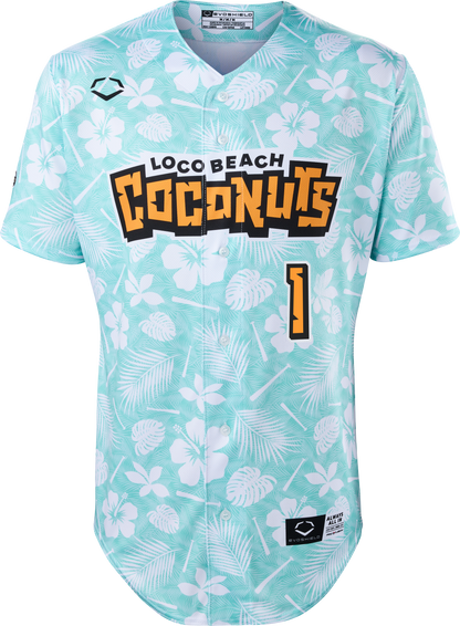 Coconuts Peyton Chatagnier #1 Evoshield Jersey - Floral