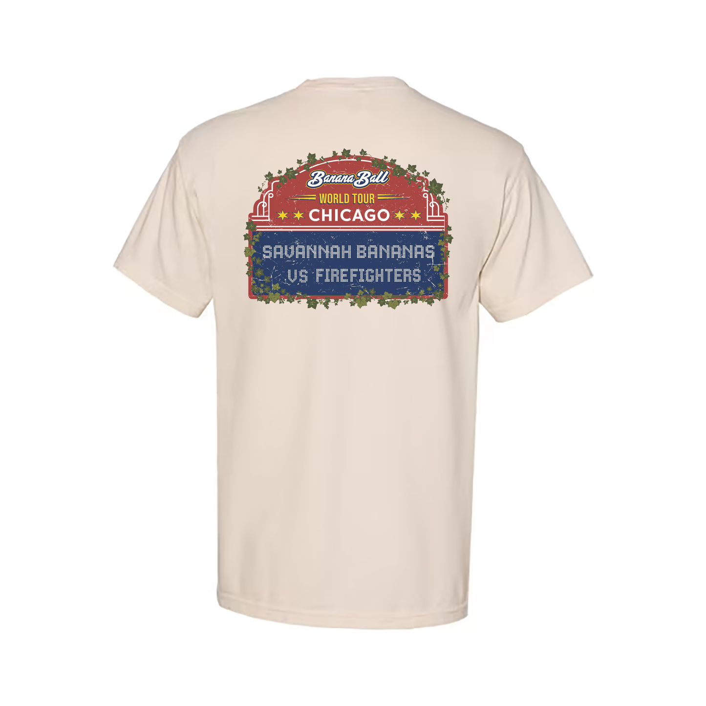 Banana Ball World Tour Chicago Comfort Colors Pocket Tee