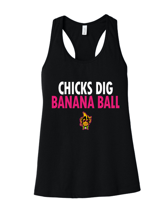 WOMEN'S Party Animals Chicks Dig Banana Ball
