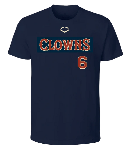 YOUTH Clowns EvoShield Short Sleeve Shirsey - Navy