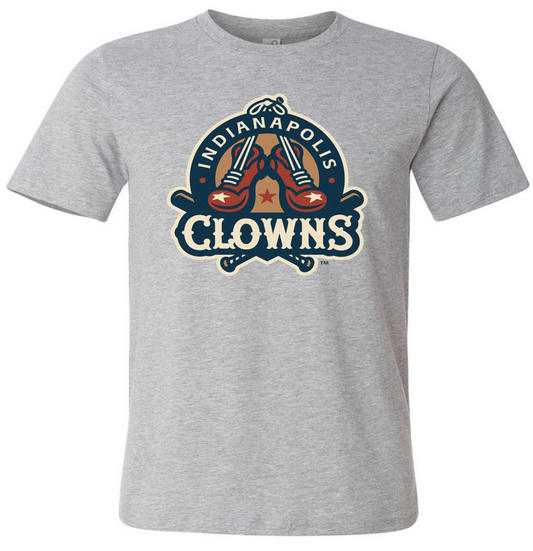 Clowns Primary Logo Tee - Gray Heather