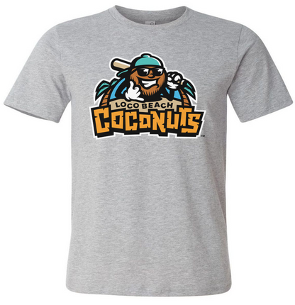 Coconuts Primary Logo Tee - Gray Heather