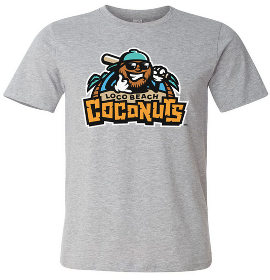 Coconuts Primary Logo Tee - Gray Heather
