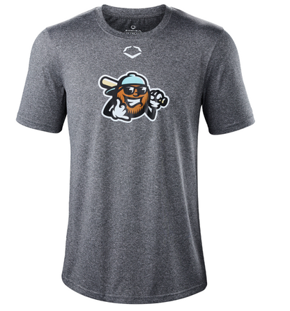 Coconuts EvoShield Secondary Logo Tech Tee - Charcoal