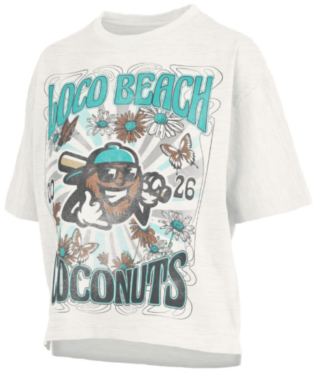 WOMEN'S Coconuts Woodstock Motley Mid Rise Tee