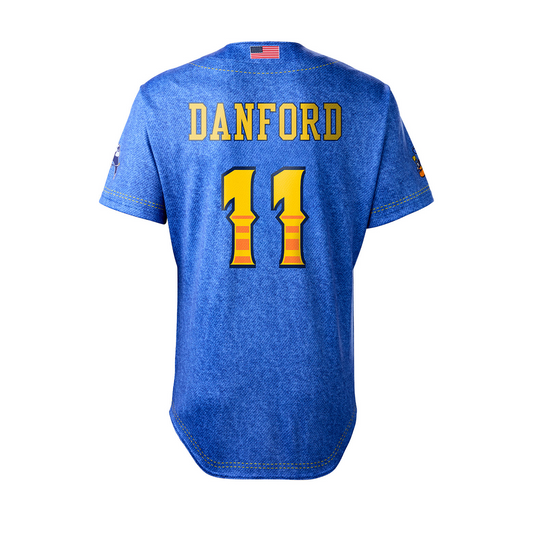 Tailgaters Mac Danford #11 Player Jersey - Denim