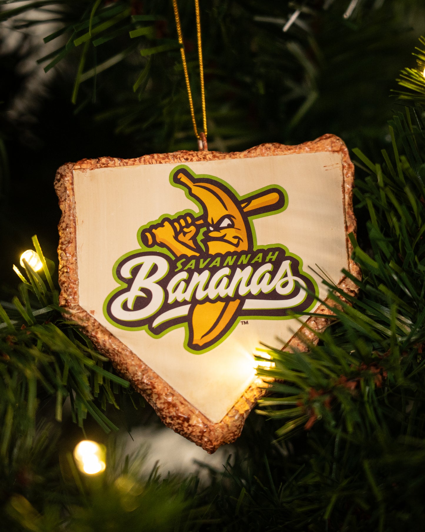 Bananas Home Plate Ornament