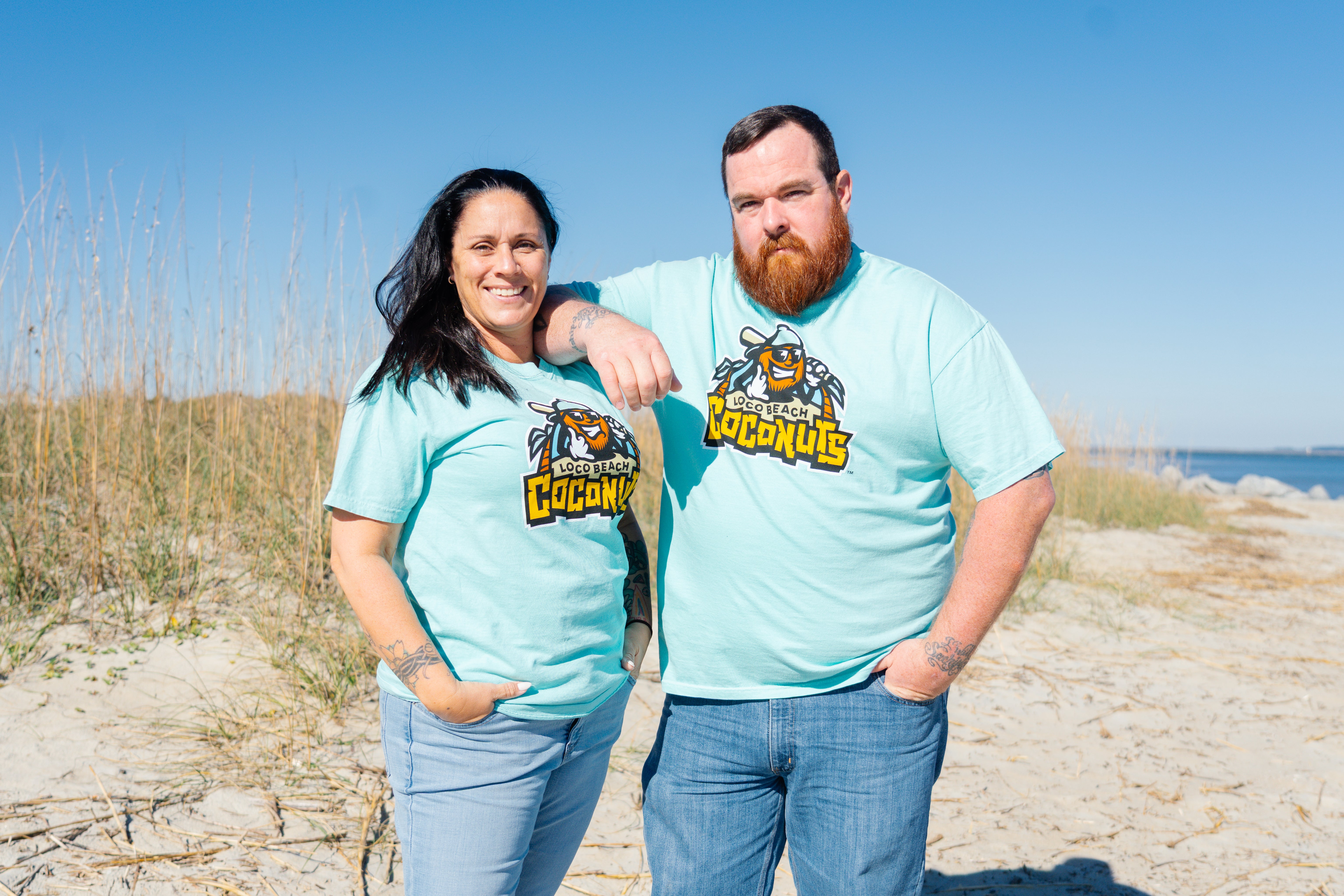 Coconuts Comfort Colors Primary Logo Tee - Mint – Banana Ball