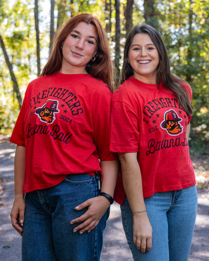 WOMEN'S Firefighters Jade Motley Mid Rise Tee