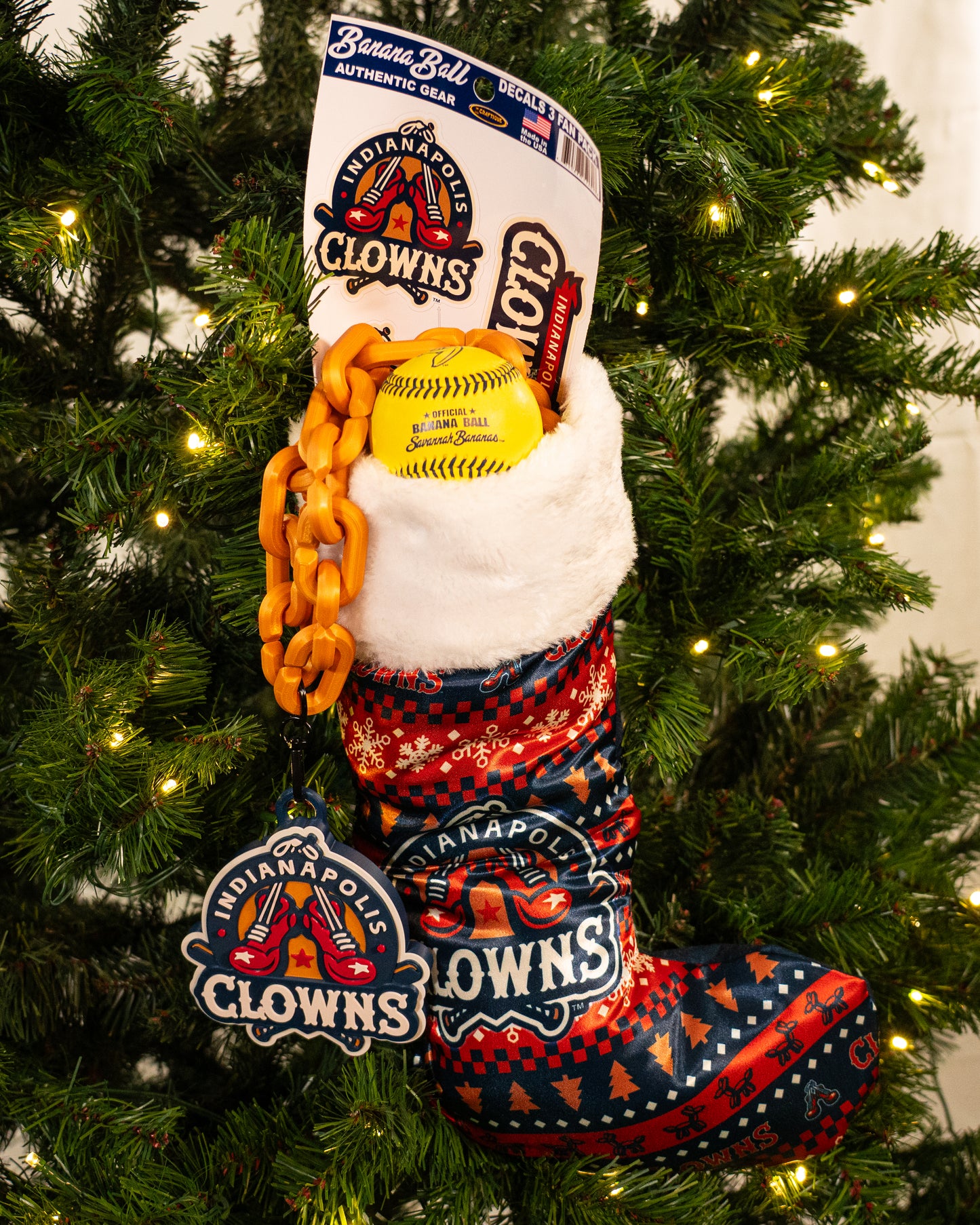 Clowns Christmas Stocking