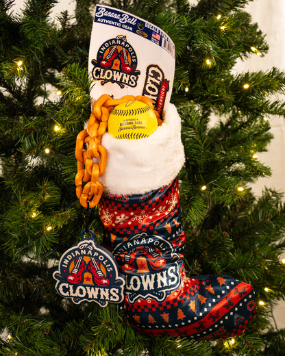 Clowns Christmas Stocking