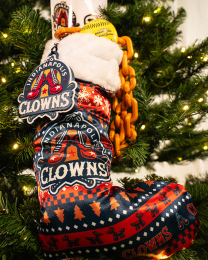 Clowns Christmas Stocking