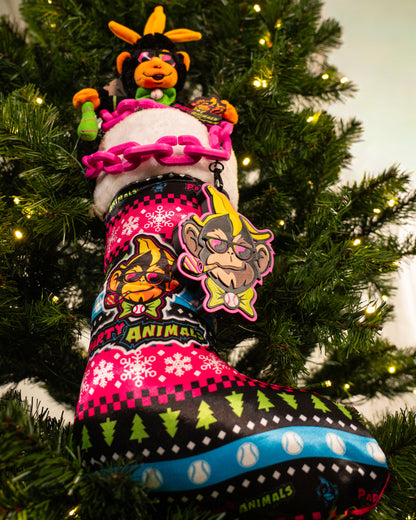 Party Animals Christmas Stocking