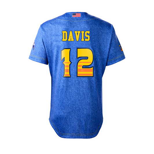 Tailgaters Christian Davis #12 Player Jersey - Denim
