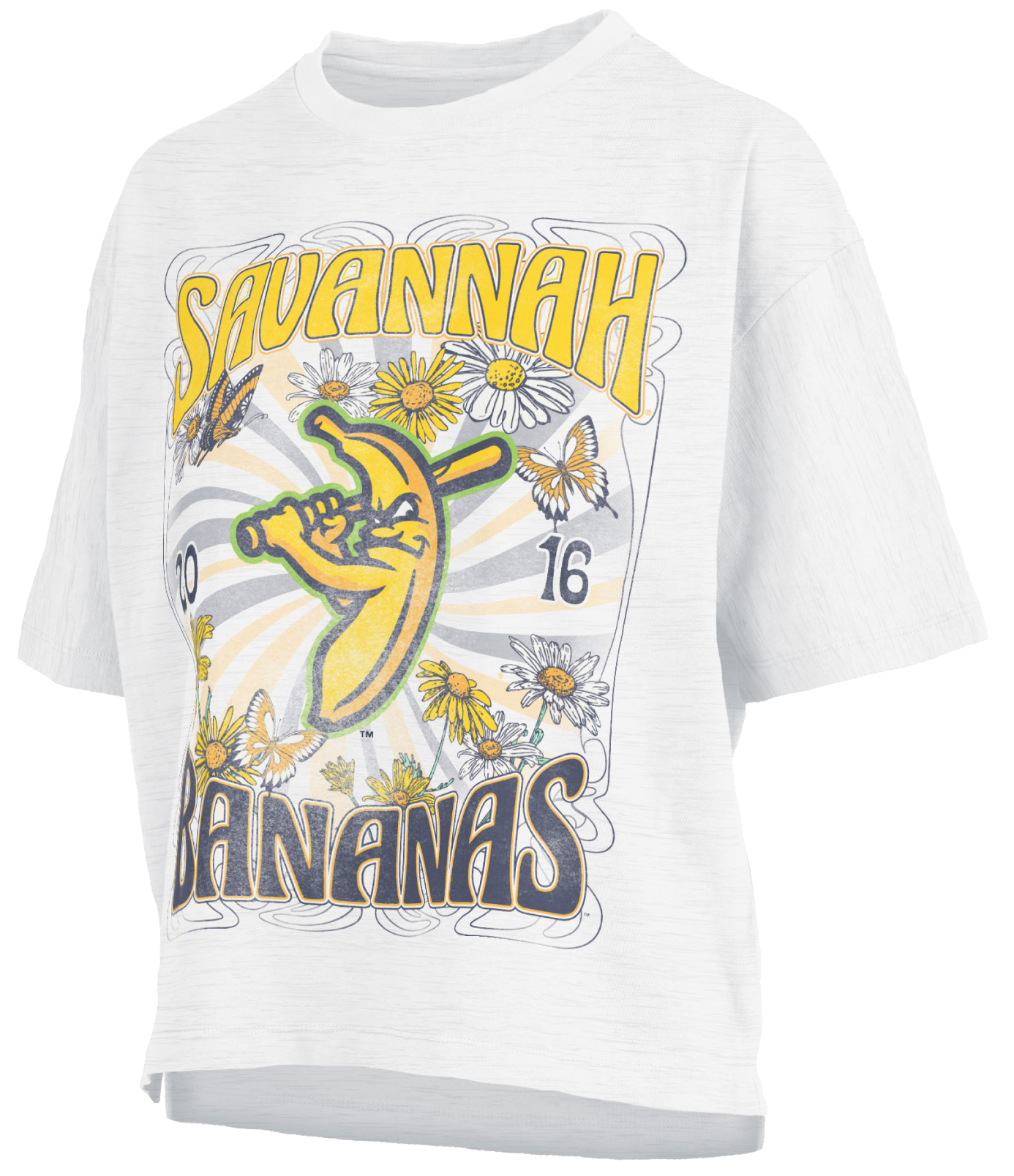 WOMEN'S Bananas Short Sleeve Woodstock Crop Tee