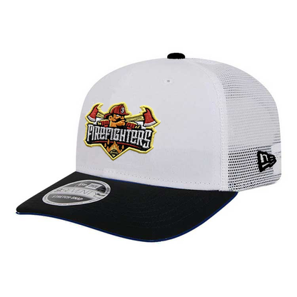 Firefighters New Era 9Seventy Adjustable Hat- White/Black