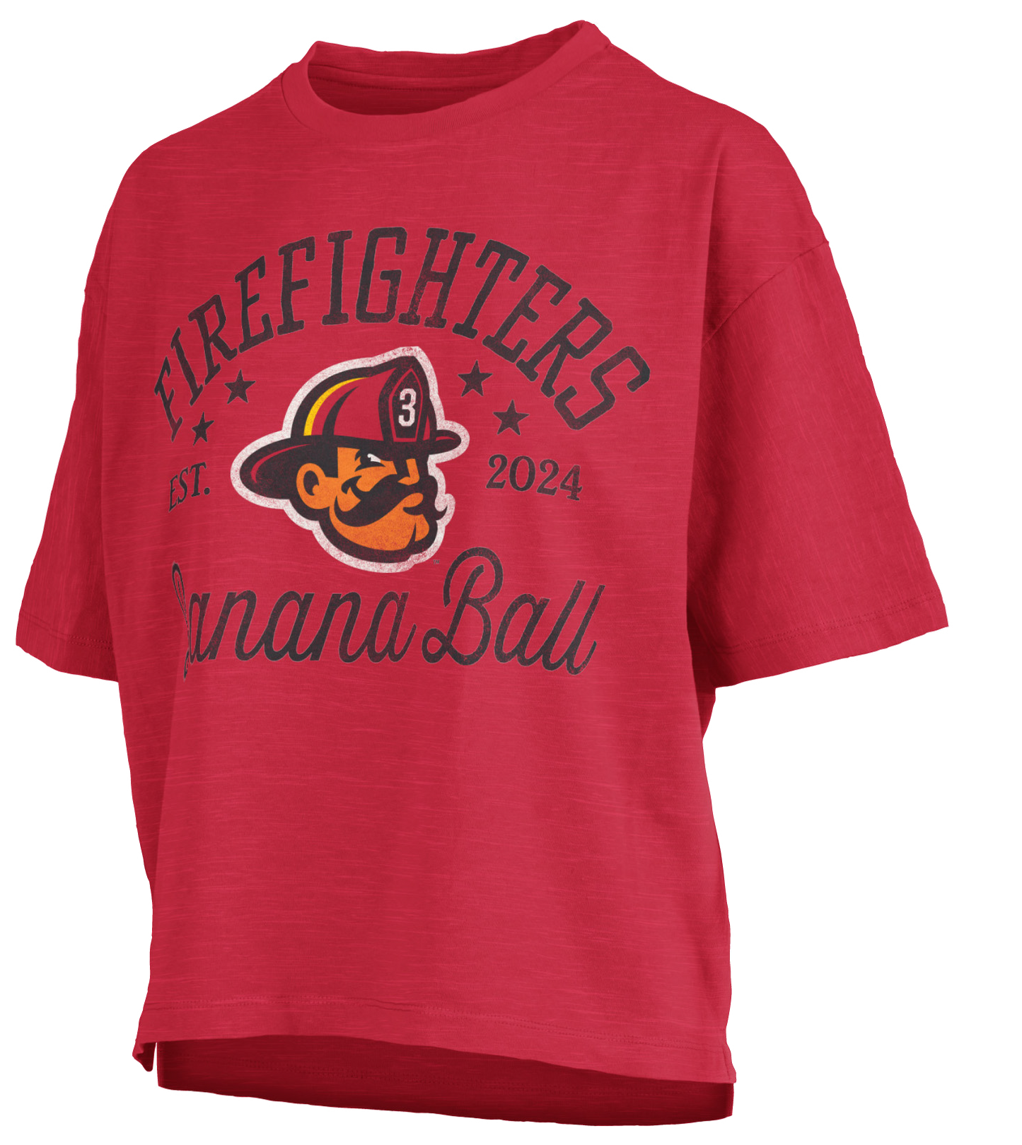 WOMEN'S Firefighters Jade Motley Mid Rise Tee
