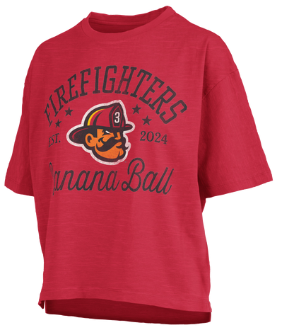 WOMEN'S Firefighters Jade Motley Mid Rise Tee