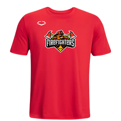 Firefighters EvoShield Tech Tee - Red – Banana Ball Firefighters EvoShield Tech Tee - Red – Banana Ball