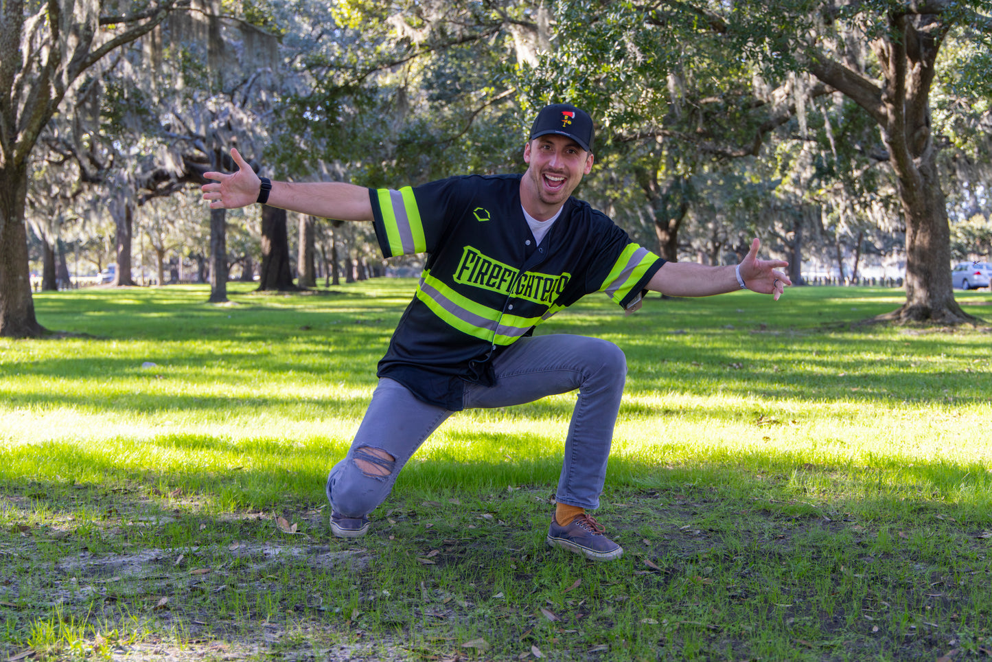 Firefighters EvoShield Jersey - Black Reflective