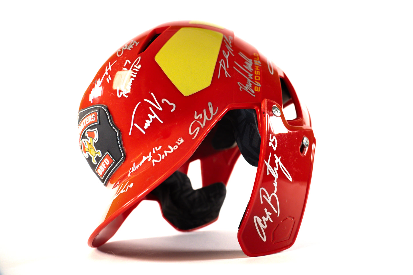 2024 Firefighters Team Signed & Game Worn Helmet