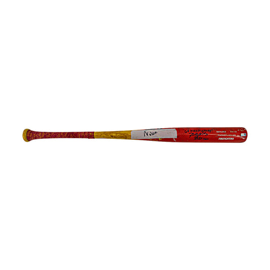 Parker Nolan Autographed and Inscribed 2024 Game Used Firefighters Bat
