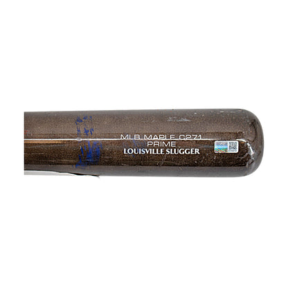 Dakota McFadden Autographed and Inscribed 2024 Game Model Firefighters Bat