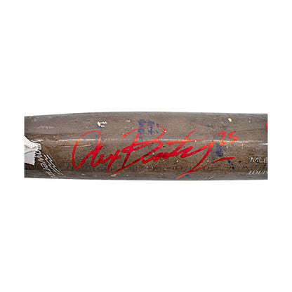 Alex Bentley Autographed and Inscribed 2024 Game Used Firefighters Bat