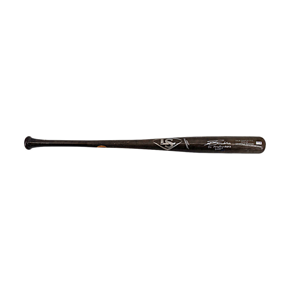 South Trimble Autographed and Inscribed 2024 Game Used Firefighters Bat