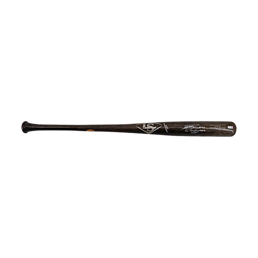 South Trimble Autographed and Inscribed 2024 Game Used Firefighters Bat