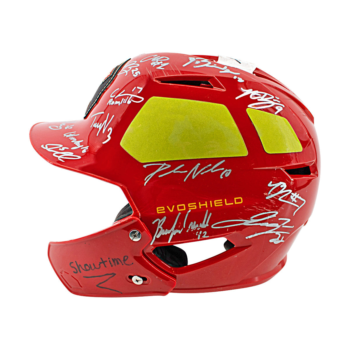 Firefighters 2024 Team Signed Game Used Helmet - Logan Lacey Helmet