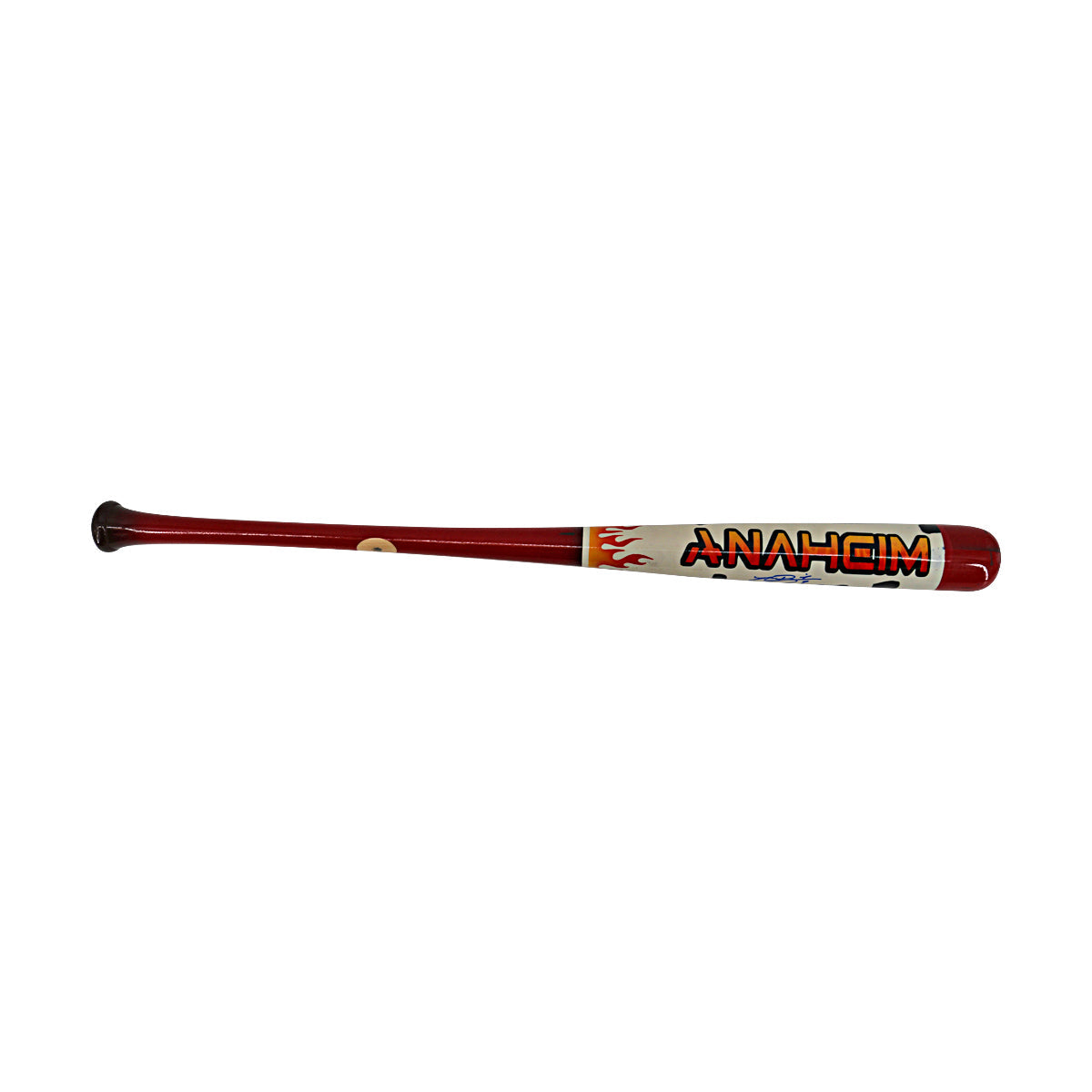 Noah Bridges Signed Inscribed Game Used Bat 5.31.25 Angel Stadium 