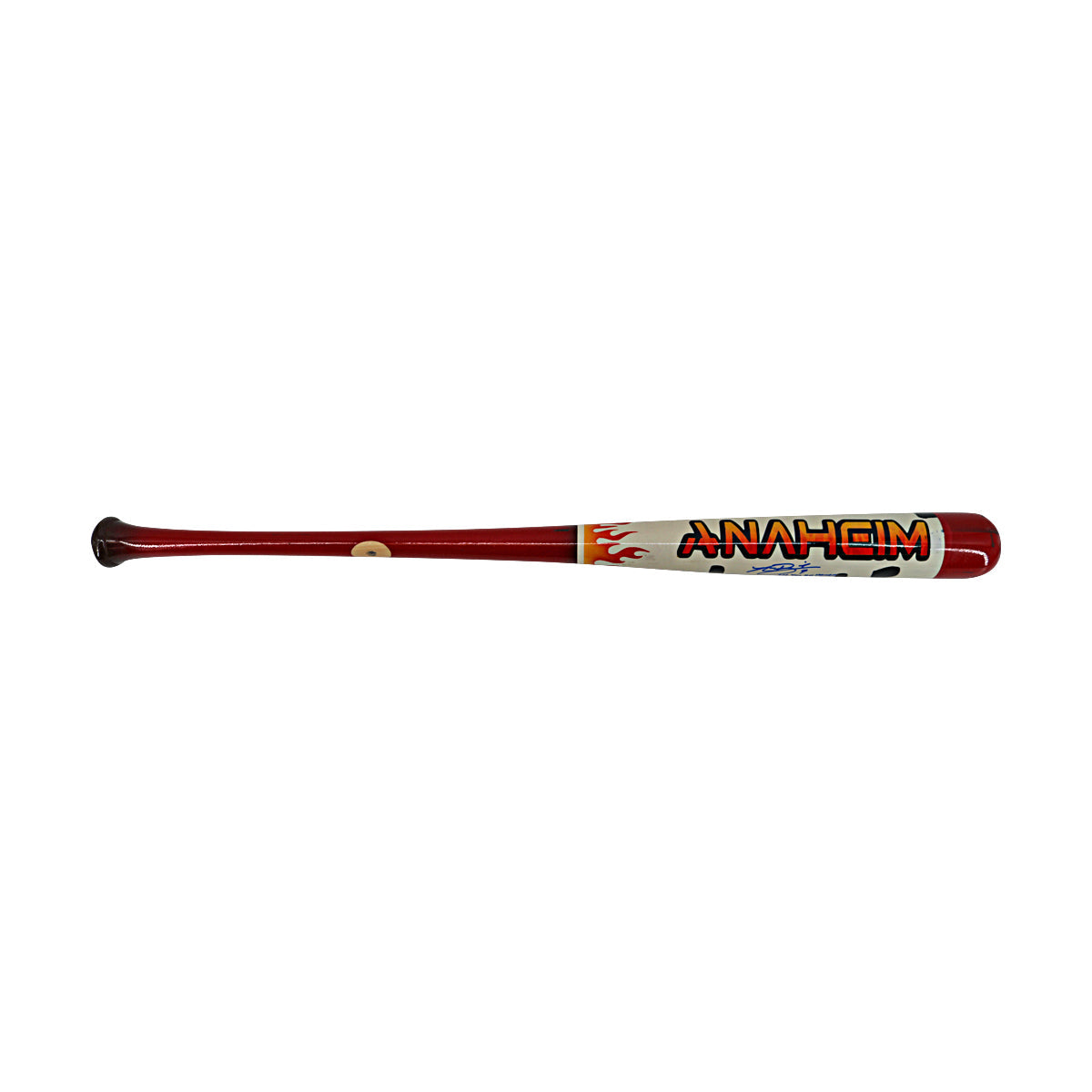 Noah Bridges Signed Inscribed Game Used Bat 5.31.25 Angel Stadium 