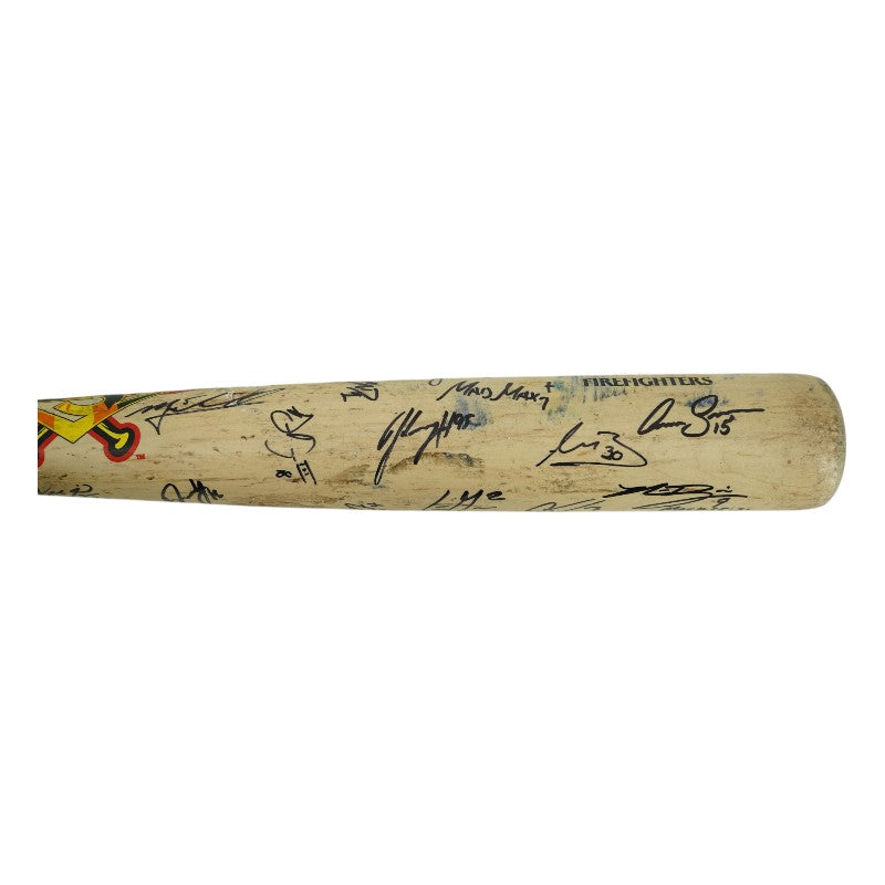 Firefighters 2026 Team Signed Used LS Genuine D232M Bat