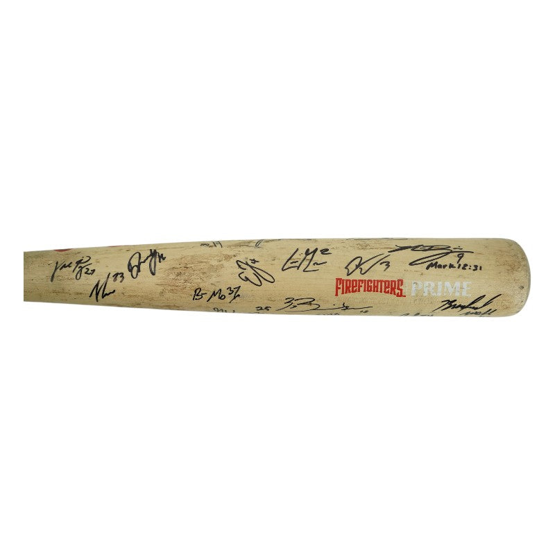 Firefighters 2026 Team Signed Used LS Genuine D232M Bat