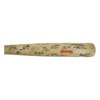 Firefighters 2026 Team Signed Used LS Genuine D232M Bat