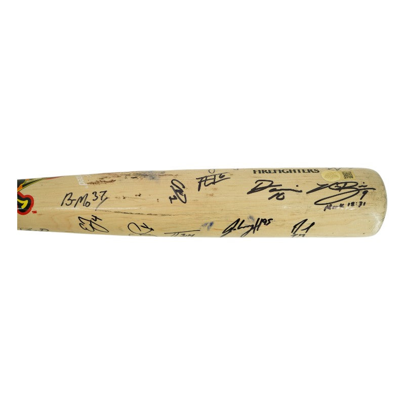 Firefighters 2026 Team Signed Used LS Genuine S318 Bat