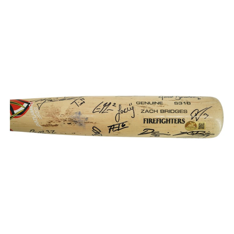 Firefighters 2026 Team Signed Used LS Genuine S318 Bat