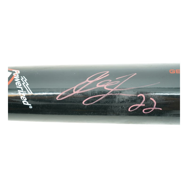 Joe Lytle Firefighters/Indianapolis Clowns Autographed Game Used LS Genuine L226 Bat