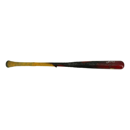 Logan Lacey Firefighters Autographed Game Used LS Genuine C271 Bat