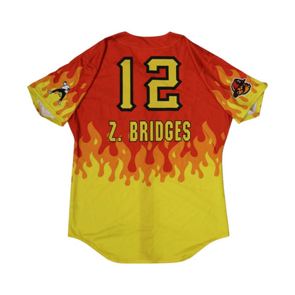 Zachary Bridges Firefighters Game Worn June 13, 2026 Jersey at Nebraska