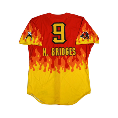Noah Bridges Firefighters Game Worn June 13, 2026 Jersey at Nebraska