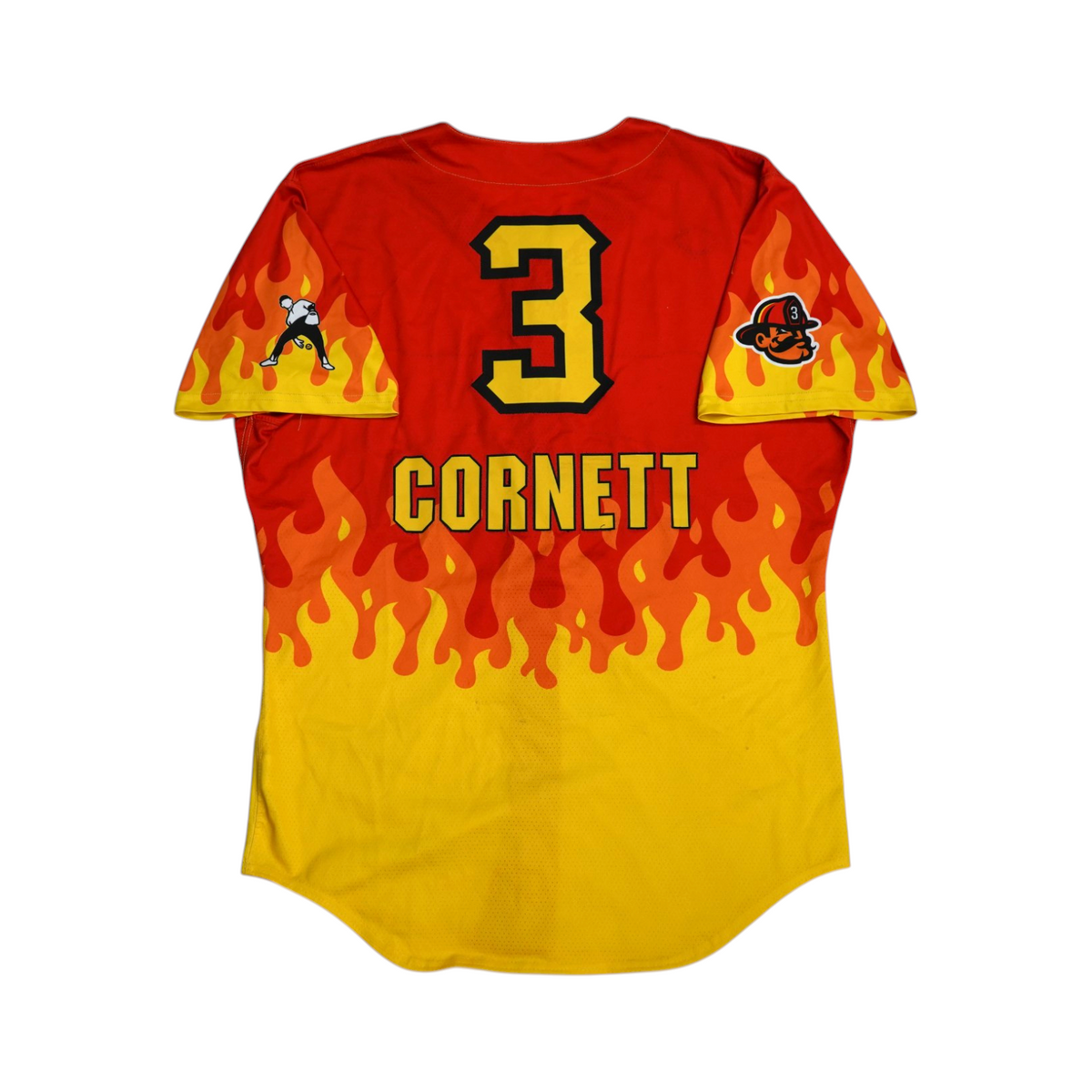 Dalton Cornett Firefighters Game Worn June 13, 2026 Jersey at Nebraska